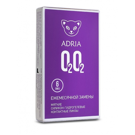Контактные линзы Adria O2O2 (6 pack) R 14,2 D -1,00 6 шт - фото 1