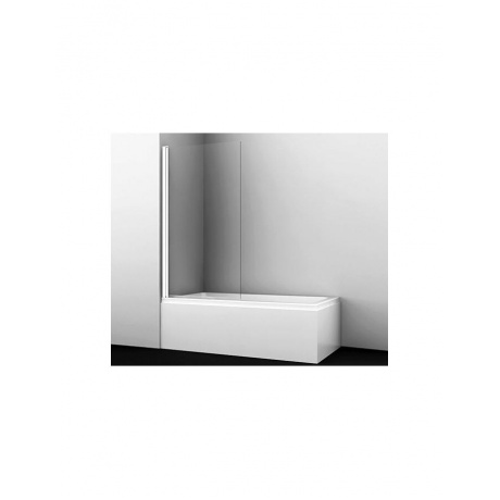 Стеклянная шторка на ванну WasserKRAFT Berkel 48P01-80W 9062479 17959₽