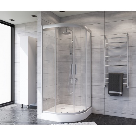 Душевое ограждение AM.PM Gem W90G-401-100WT серебристый - фото 4