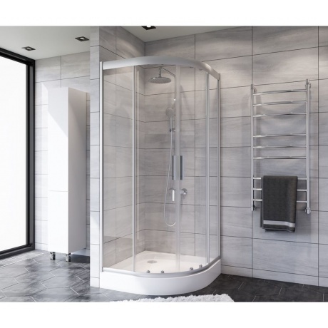 Душевое ограждение AM.PM Gem W90G-401-080WT серебристый - фото 4