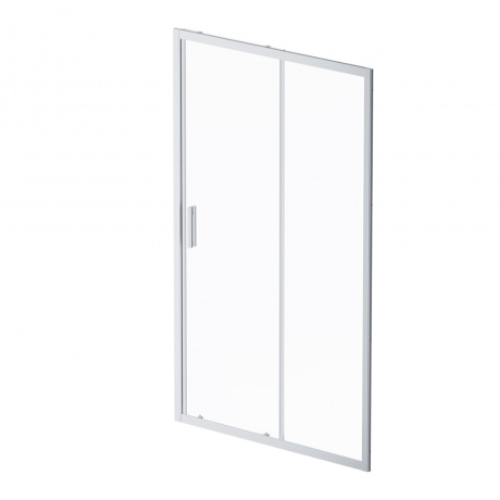 Дверь душевая 120х195 AM.PM Gem Solo W90G-120-1-195MT, стекло прозрачное, профиль матовый хром - фото 1