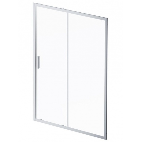 Дверь душевая 150х195 AM.PM Gem Solo W90G-150-1-195MT, стекло прозрачное, профиль матовый хром - фото 1
