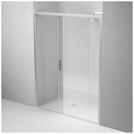 Дверь душевая 150х195 AM.PM Gem Solo W90G-150-1-195MT, стекло прозрачное, профиль матовый хром - фото 3
