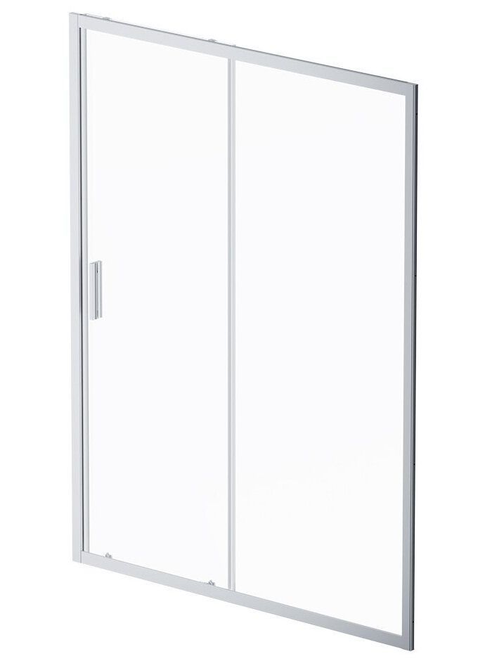 Дверь душевая 150х195 AM.PM Gem Solo W90G-150-1-195MT, стекло прозрачное, профиль матовый хром