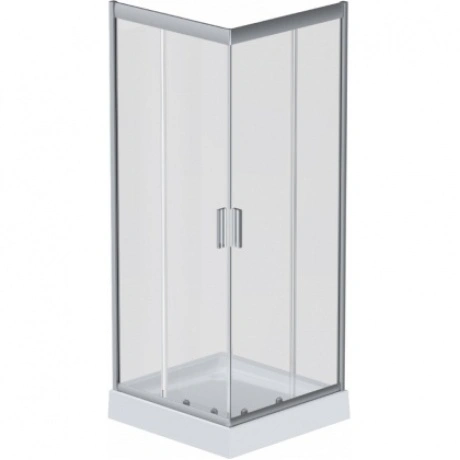 Душевое ограждение 90х90 AM.PM Gem W90G-403-090MT серебристый