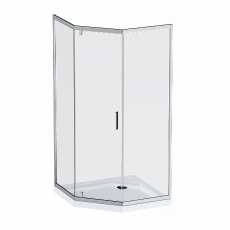 Душевое ограждение 90x90 AM.PM Gem W90G-405-090MT профиль хром