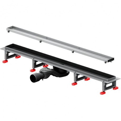 Трап для душа AMPM MasterFlow W01SCU1108004SB с затв и реш Tile сталь мат 12310₽