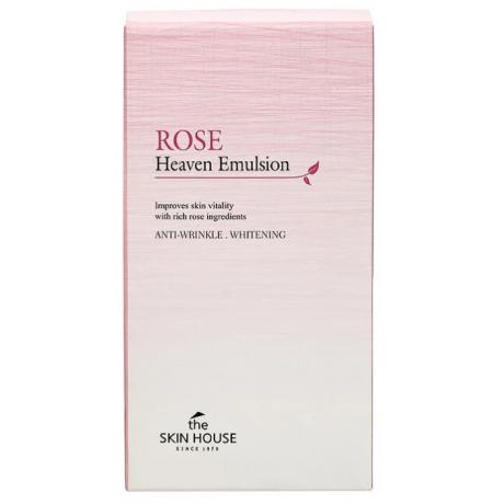 Антивозрастная эмульсия для лица с экстрактом розы The Skin House Rose Heaven Emulsion, 130мл - фото 2