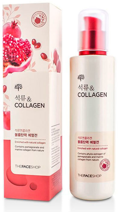 Лифтинг-эмульсия с экстрактом граната и коллагеном The Face Shop Pomegranate  Collagen Volume Lifting Emulsion 140ml
