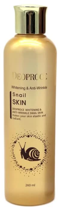 Флюид для лица с улиточным экстрактом Deoproce Whitening And Anti-Wrinkle Snail Skin 260мл