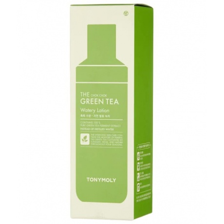 TONYMOLY Увлажняющий лосьон для лица с экстрактом зелёного чая THE CHOK CHOK GREEN TEA Watery Lotion, 160мл - фото 2