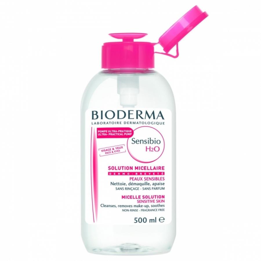 Мицеллярная вода дерматологическая Bioderma Sensibio, 500 мл, для чувствительной кожи (помпа)