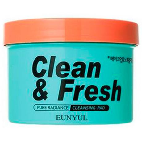 Очищающие диски для снятия макияжа Eunyul Clean &amp; Fresh Pure Radiance Cleansing Pad, 170мл - фото 1