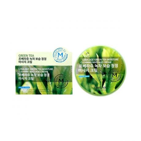 Очищающий крем для снятия макияжа Lebelage Green Tea Moisture Cleaning Cleansing Cream, 300мл - фото 1