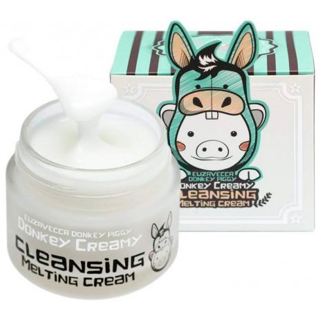 Крем для снятия макияжа Elizavecca Donkey Piggy Donkey Creamy Cleansing Melting Cream - фото 3