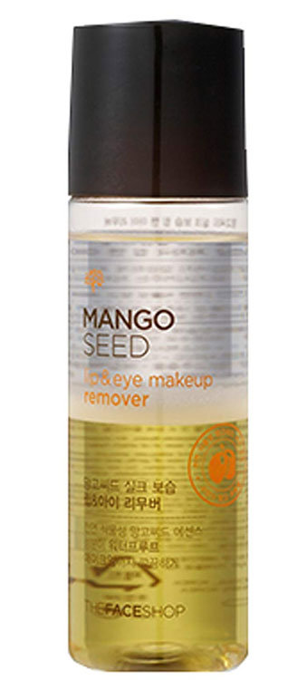 Двухфазное очищающее средство для глаз и губ The Face Shop Mango Seed Silk Moisturizing Lip & Eye Remover