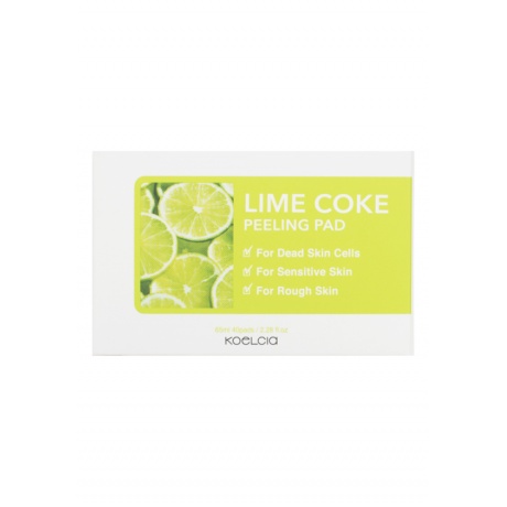 Подушечки отшелушивающие с экстрактом лайма KOELCIA Lime Coke Peeling Pad, 40pcs - фото 2