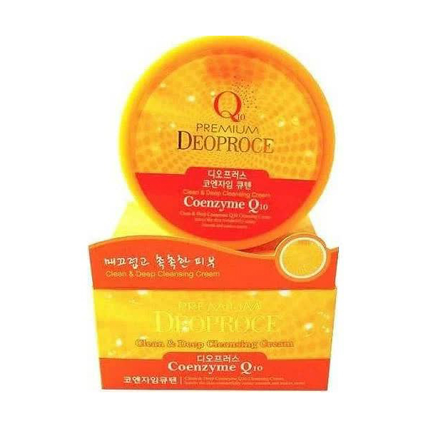 Крем для лица очищающий с коэнзимом Q10 Premium Deoproce Clean  Deep Coenzyme Q10 Cleansing Cream 300g