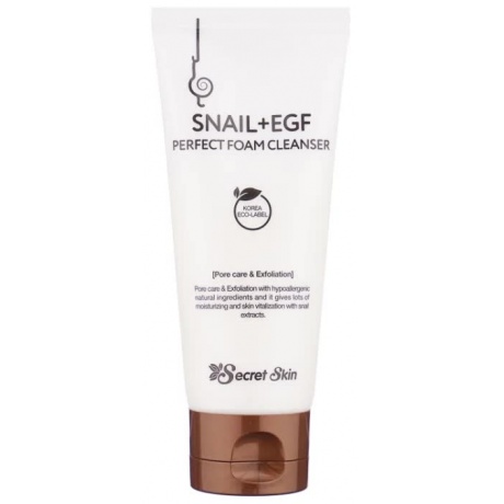 Пенка для умывания Secret Skin Snail+EGF Perfect Foam Cleanser 100мл - фото 1