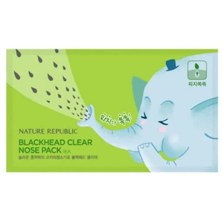Патч для сужения и очищения пор носа Nature Republic Blackhead Clear Nose Pack (1EA) (1 шт.) - фото 1