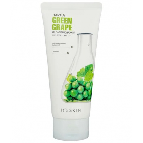 It's Skin Витаминная пенка с зеленым виноградом Have a Green Grape Cleansing Foam, 150 мл - фото 1