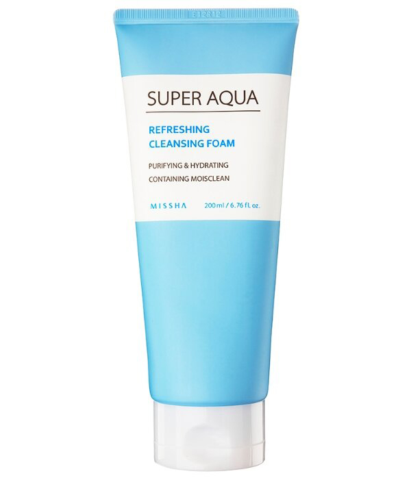 Очищающая пенка для лица MISSHA Super Aqua Ultra Hyalron Cleansing Foam 200 мл