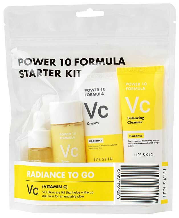 Уходовый набор миниатюр для лица, с витамином С It's Skin Power 10 Formula VC Starter Kit