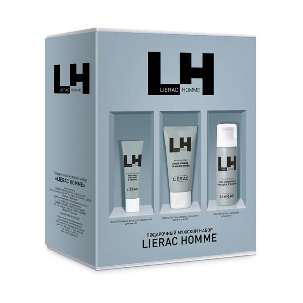 Подарочный набор Lierac Homme (50 мл + 50 мл + 10 мл) - фото 1