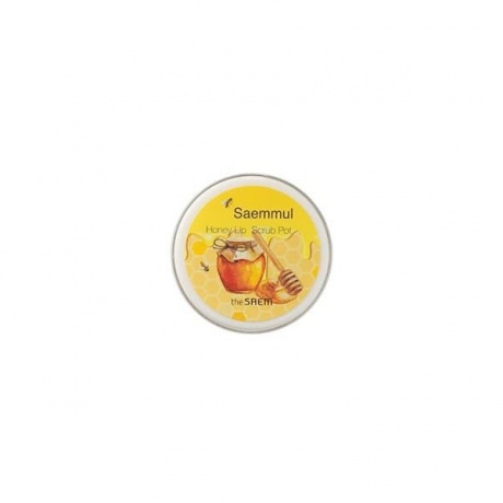 Скраб для губ медовый The Saem Saemmul Honey Lip Scrub Pot 7гр - фото 1