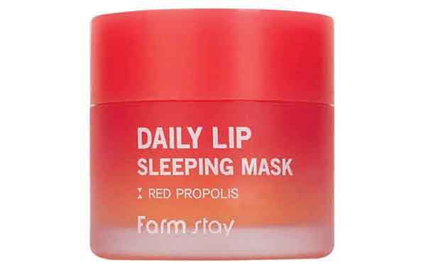 Маска ночная питательная для губ с прополисом FarmStay Daily Lip Sleeping Mask Red Propolis, 20гр