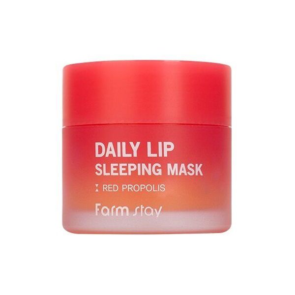 Ночная питательная маска для губ FarmStay с прополисом, 20г