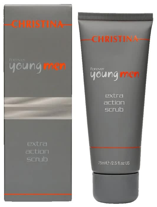 Скраб для мужчин Christina Forever Young Extra Action Scrub, 75 мл