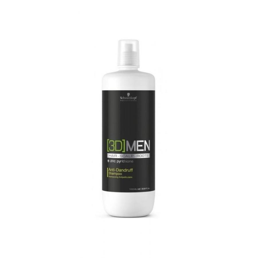 Шампунь для волос Schwarzkopf Professional 3D Men Anti-Dandruff Shampoo, 1 л