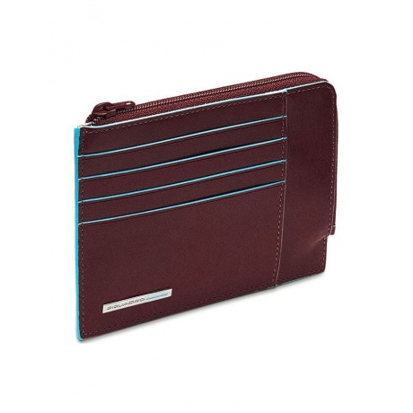 Чехол для кредитных карт Piquadro Blue Square PU1243B2R/MO коричневый натур.кожа - фото 2