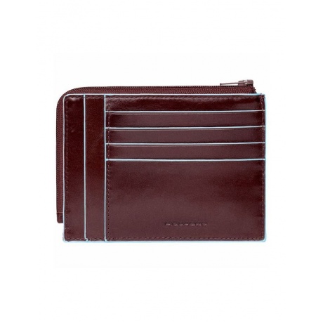 Чехол для кредитных карт Piquadro Blue Square PU1243B2R/MO коричневый натур.кожа - фото 3