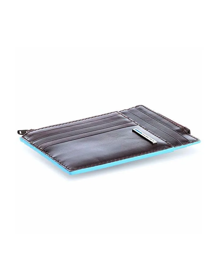 Чехол для кредитных карт Piquadro Blue Square PU1243B2R/MO коричневый натур.кожа - фото 4