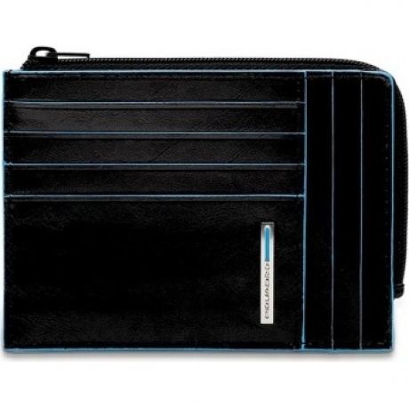 Чехол для кредитных карт Piquadro Blue Square PU1243B2R/N черный натур.кожа