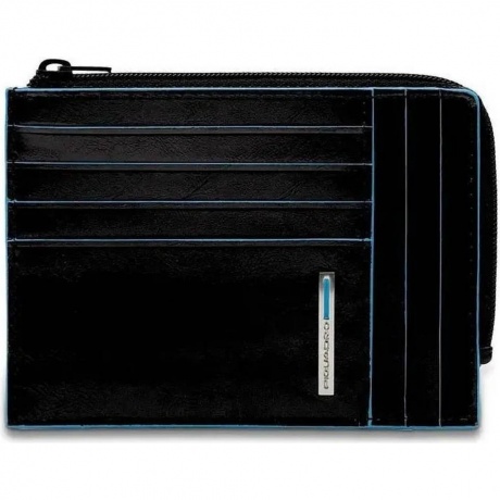 Чехол для кредитных карт Piquadro Blue Square PU1243B2R/N черный натур.кожа