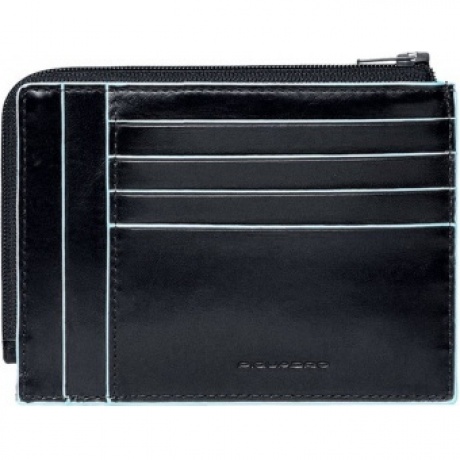 Чехол для кредитных карт Piquadro Blue Square PU1243B2R/N черный натур.кожа - фото 3