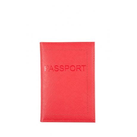 Обложка для паспорта Zinger Ellada CPS-304-3, красная - фото 1