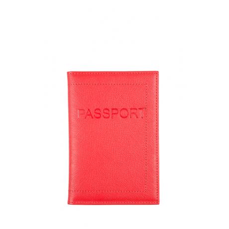 Обложка для паспорта Zinger Ellada OP-3-3, красная - фото 1