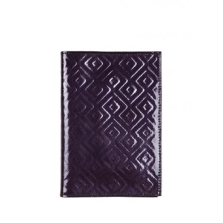 Обложка для паспорта Zinger Biatriss OP-0-1, фиолетовая - фото 1