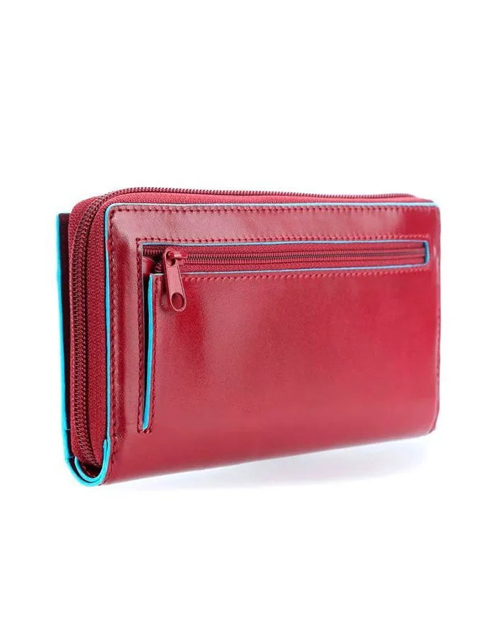 Кошелек женский Piquadro Blue Square PD1354B2R/R красный натур.кожа - фото 2