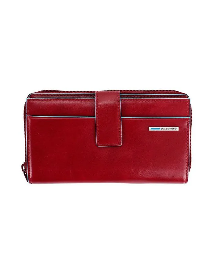 Кошелек женский Piquadro Blue Square PD1354B2R/R красный натур.кожа - фото 1