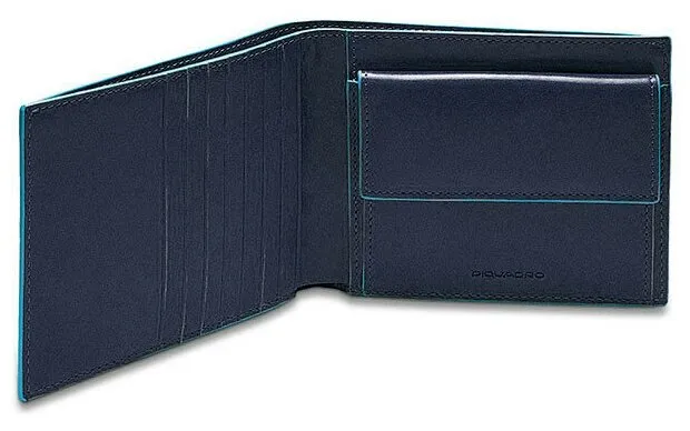 Кошелек мужской Piquadro Blue Square PU1239B2R/BLU2 синий натур.кожа - фото 2