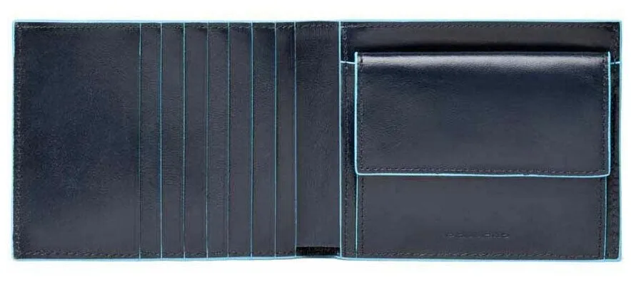 Кошелек мужской Piquadro Blue Square PU1239B2R/BLU2 синий натур.кожа - фото 3