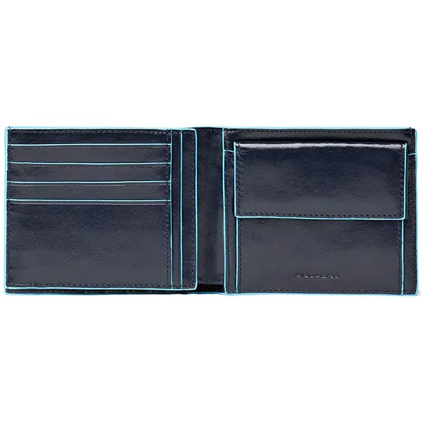 Кошелек мужской Piquadro Blue Square PU1240B2/BLU2 синий натур.кожа - фото 3