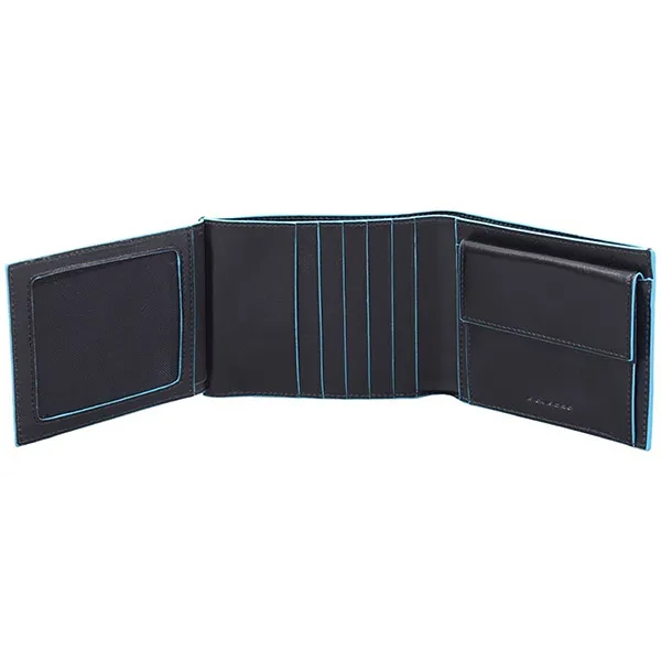 Кошелек мужской Piquadro Blue Square PU1240B2/BLU2 синий натур.кожа - фото 4