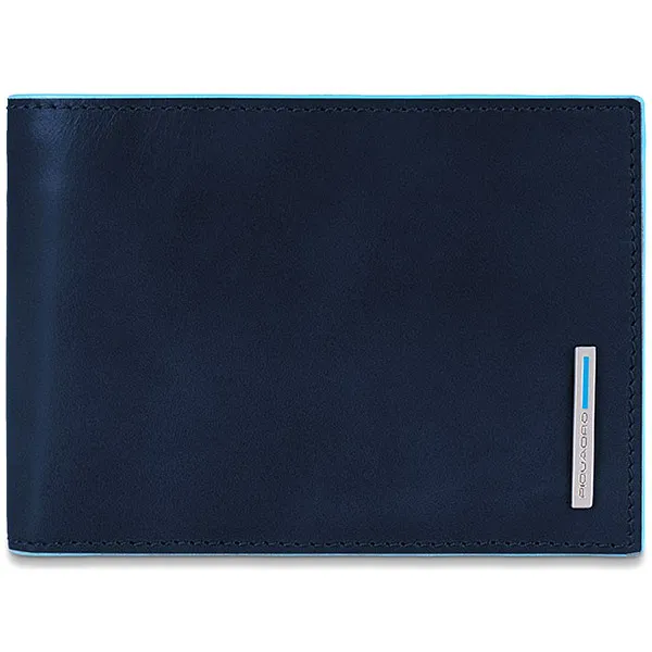 Кошелек мужской Piquadro Blue Square PU1240B2/BLU2 синий натур.кожа - фото 1