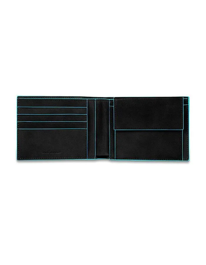 Кошелек мужской Piquadro Blue Square PU257B2R/N черный натур.кожа - фото 4